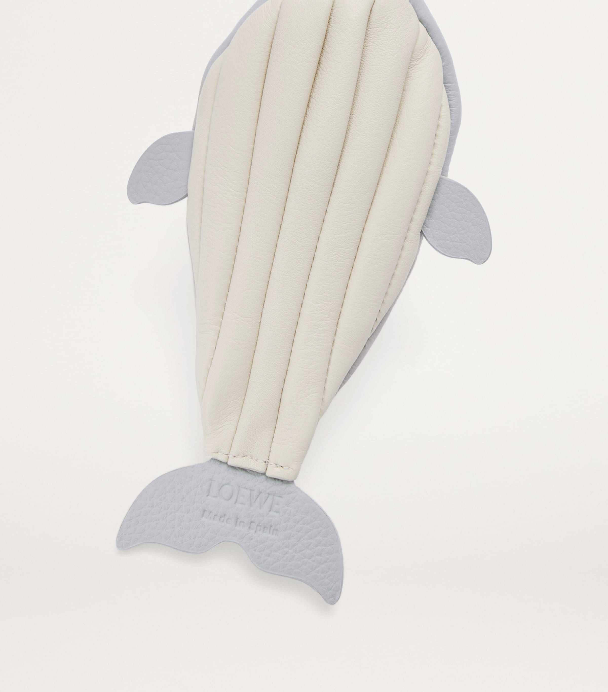 LOEWE Grey Leather Whale Bag Charm | Harrods UK