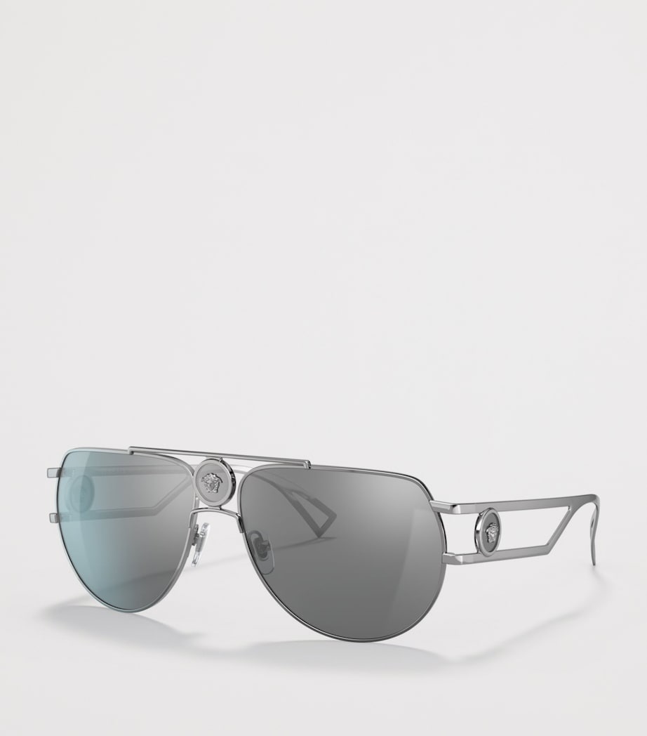 Versace Metal Medusa Aviator Sunglasses Image 2