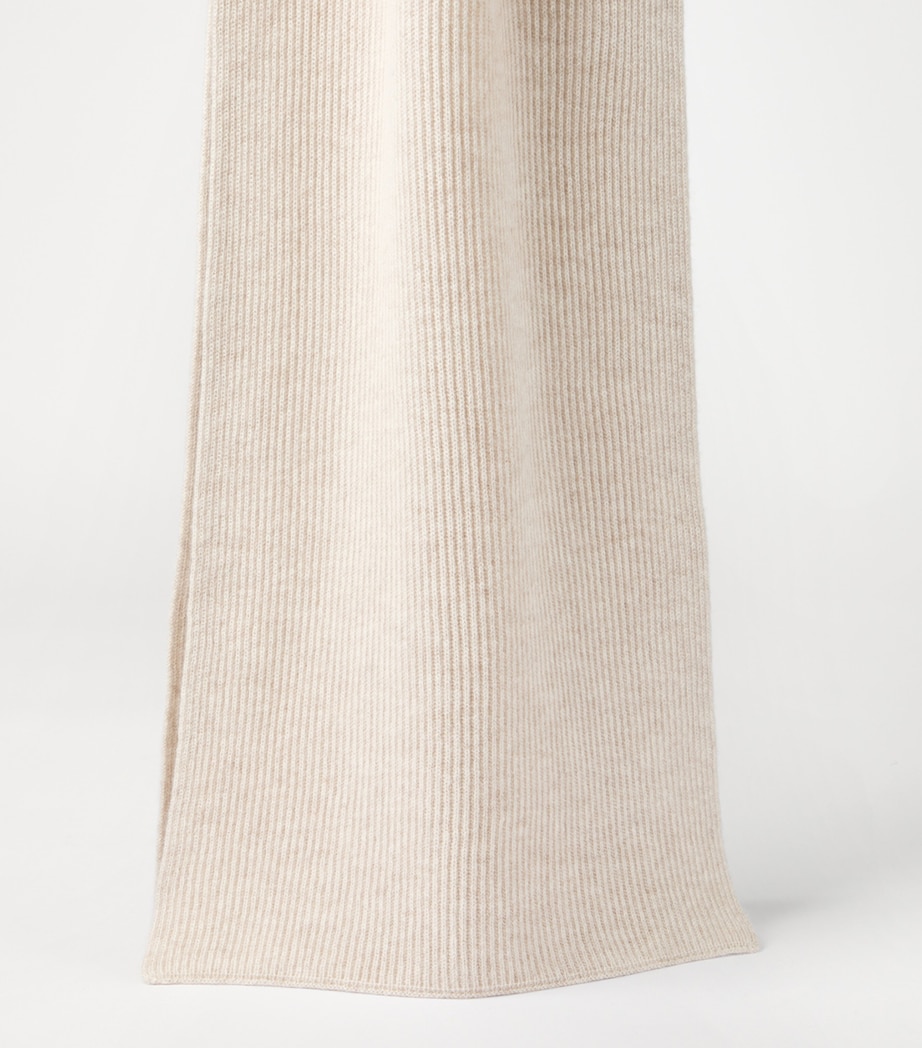 Cashmere English Rib Scarf C9276 Image 2