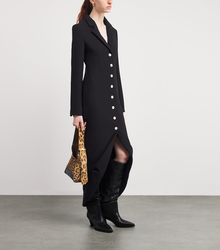 Blazer Midi Dress BLACK Image 2