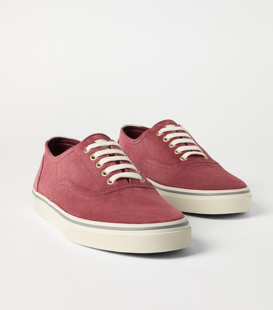 Brunello Cucinelli Suede Low-Top Sneakers Image 6