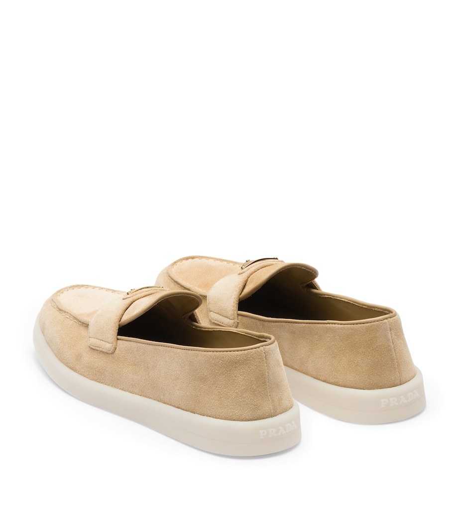 Suede Triangle Loafers F0379 Image 3