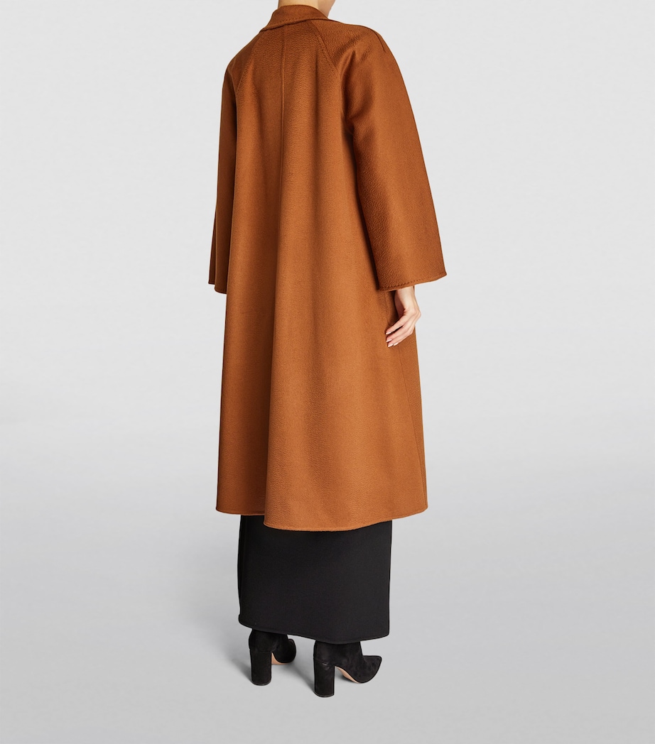 Cashmere Ludmilla Wrap Coat TOBACCO Image 4