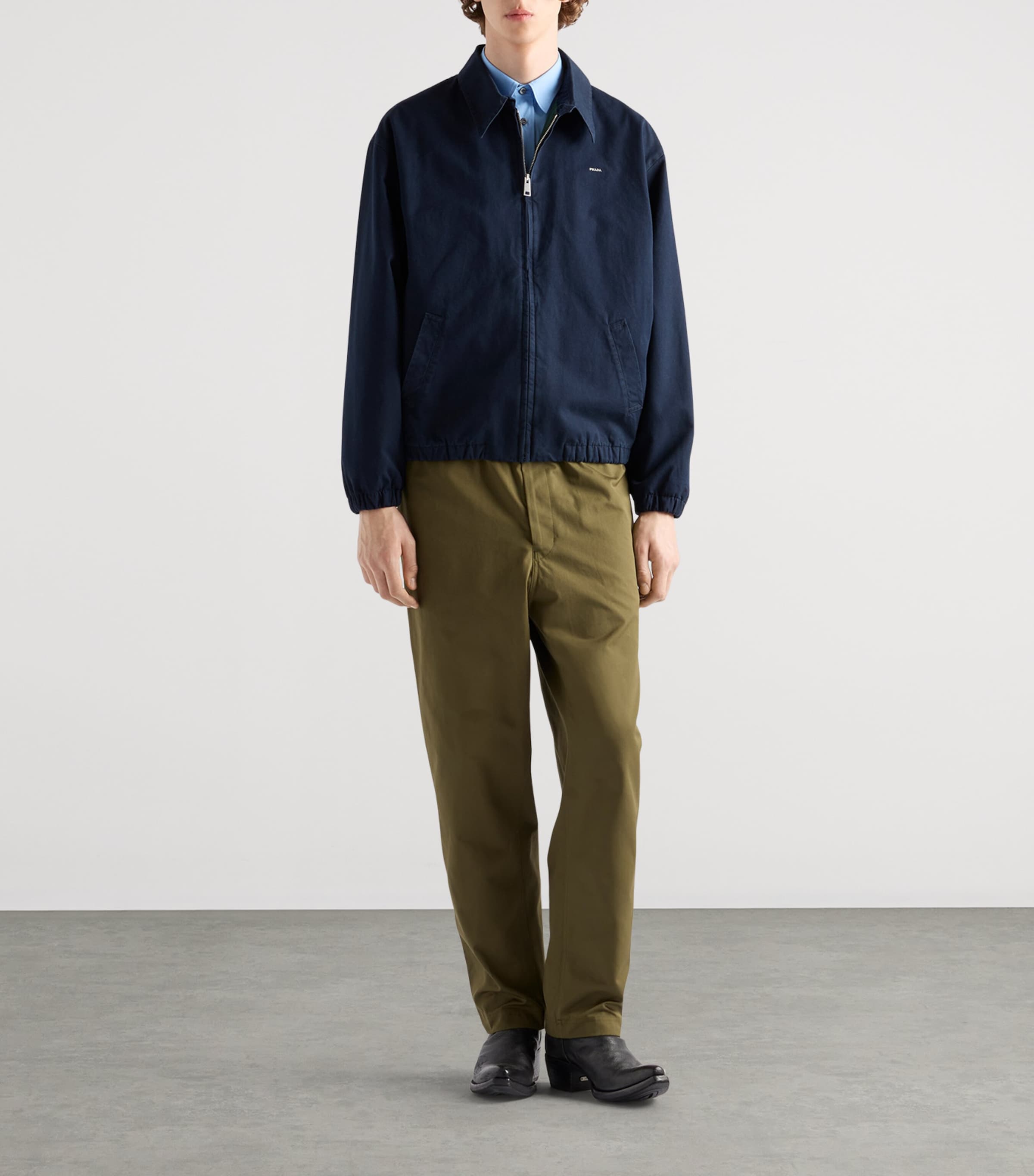 Cotton Bomber Jacket F0KDB Image 2