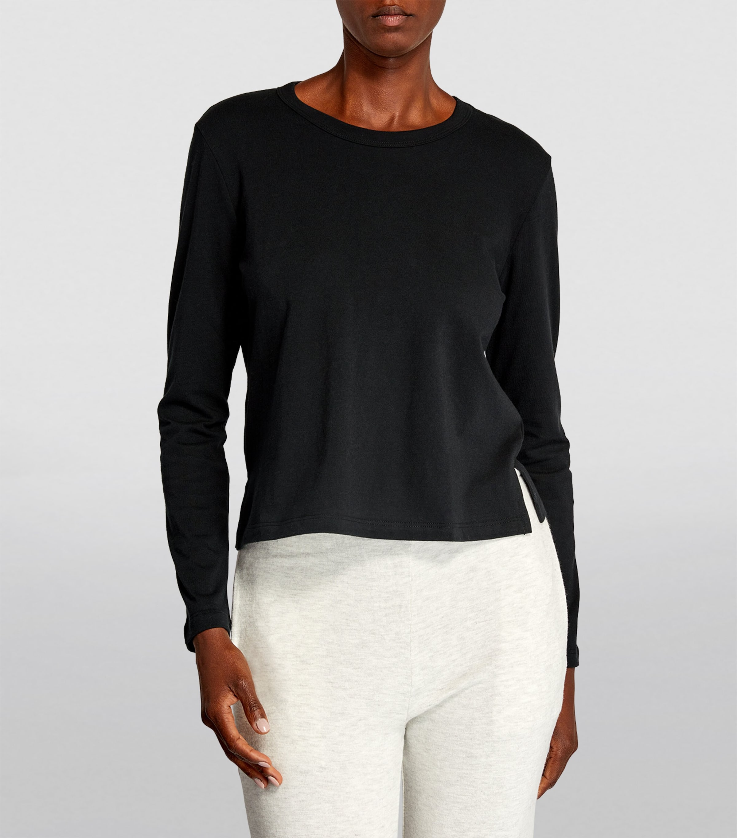 Long-Sleeved Maya T-Shirt BLACK Image 3