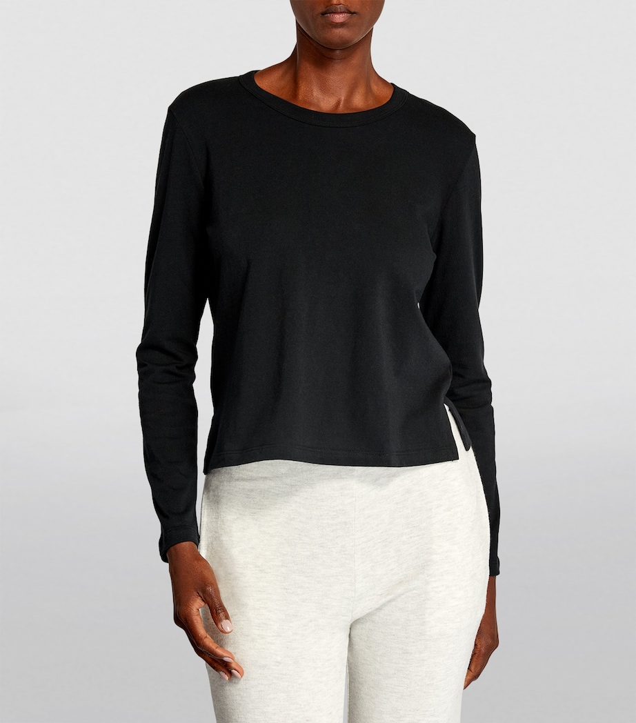Long-Sleeved Maya T-Shirt BLACK Image 3