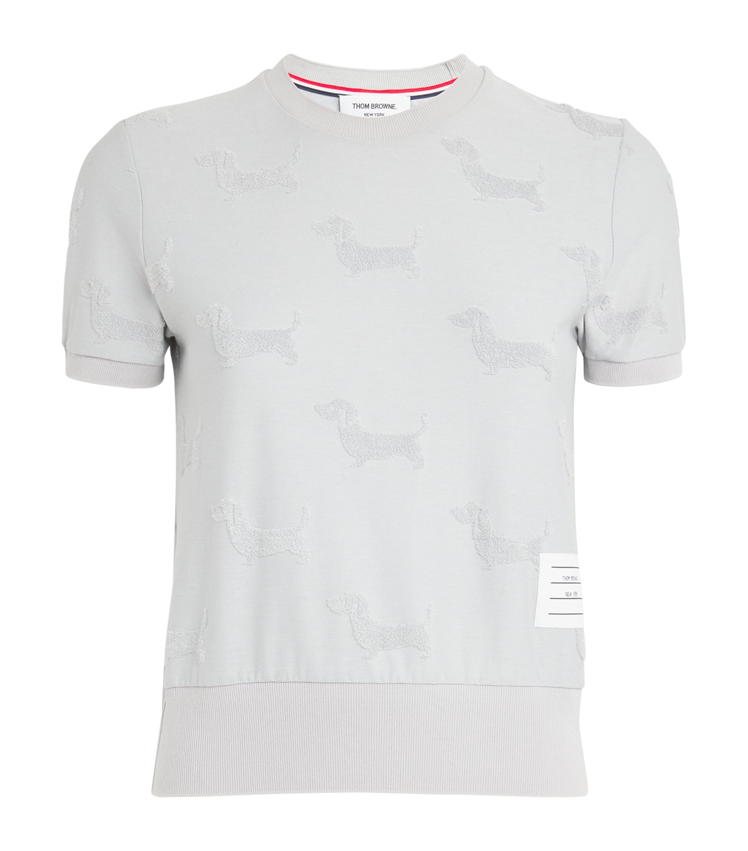 Thom Browne Jacquard Hector T-Shirt | Harrods US