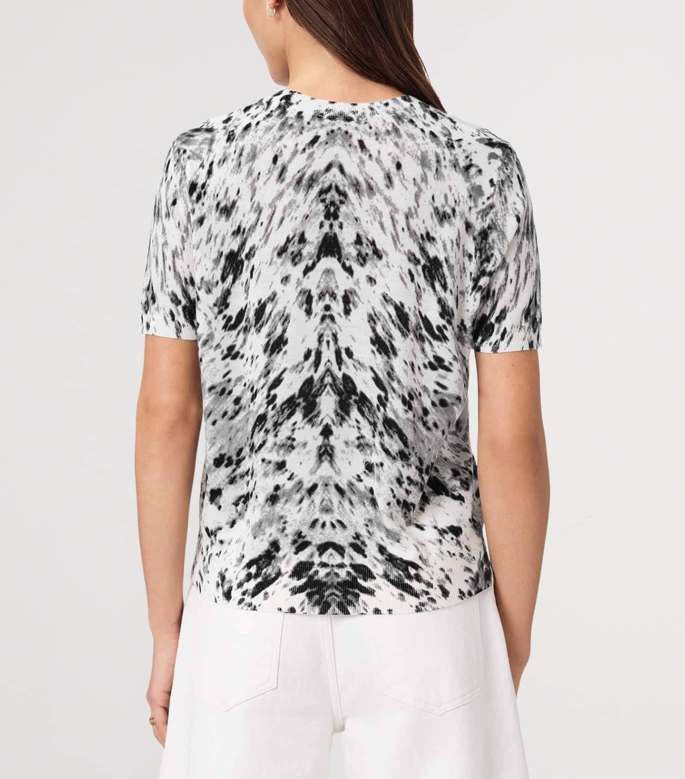 Wool Slim Anouk T-Shirt CANTER ECRU WHITE Image 5