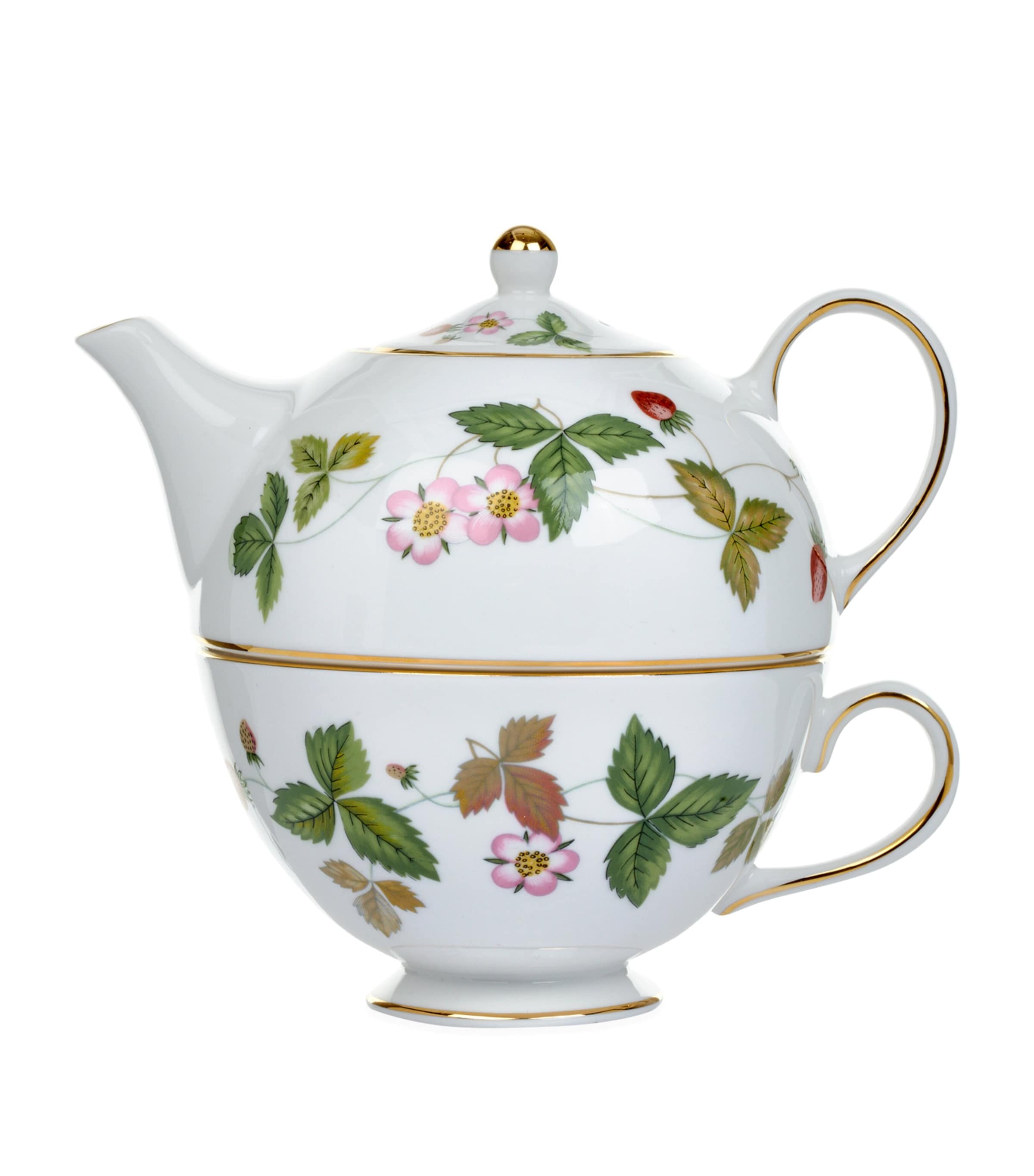 Wedgwood Wild Strawberry Tea For One | Dining | Tableware | Teapots | Designers | Wedgwood