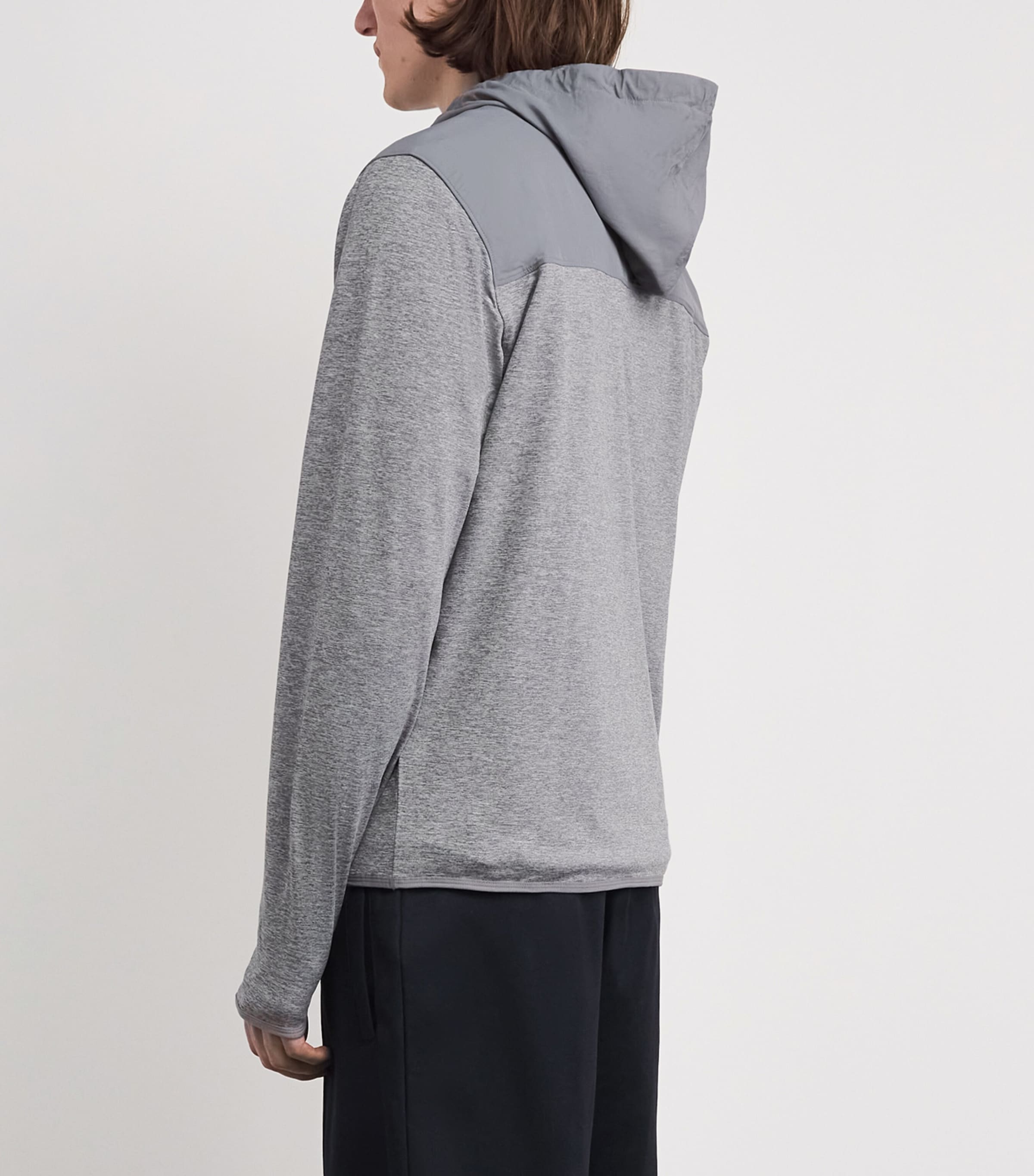 VUORI Mens Sunday Element Jacket Gyh Grey Heather Image 5