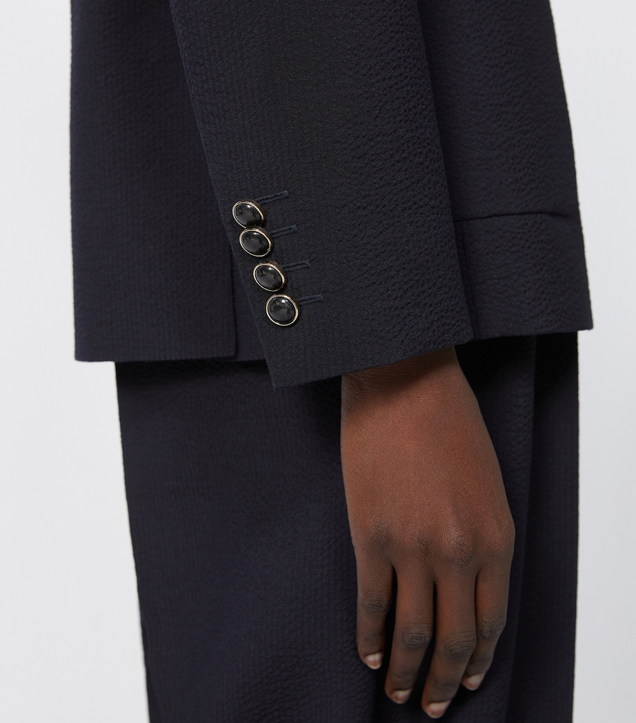 Virgin Wool Double-Breasted Blazer ULTRAMARINE Image 5