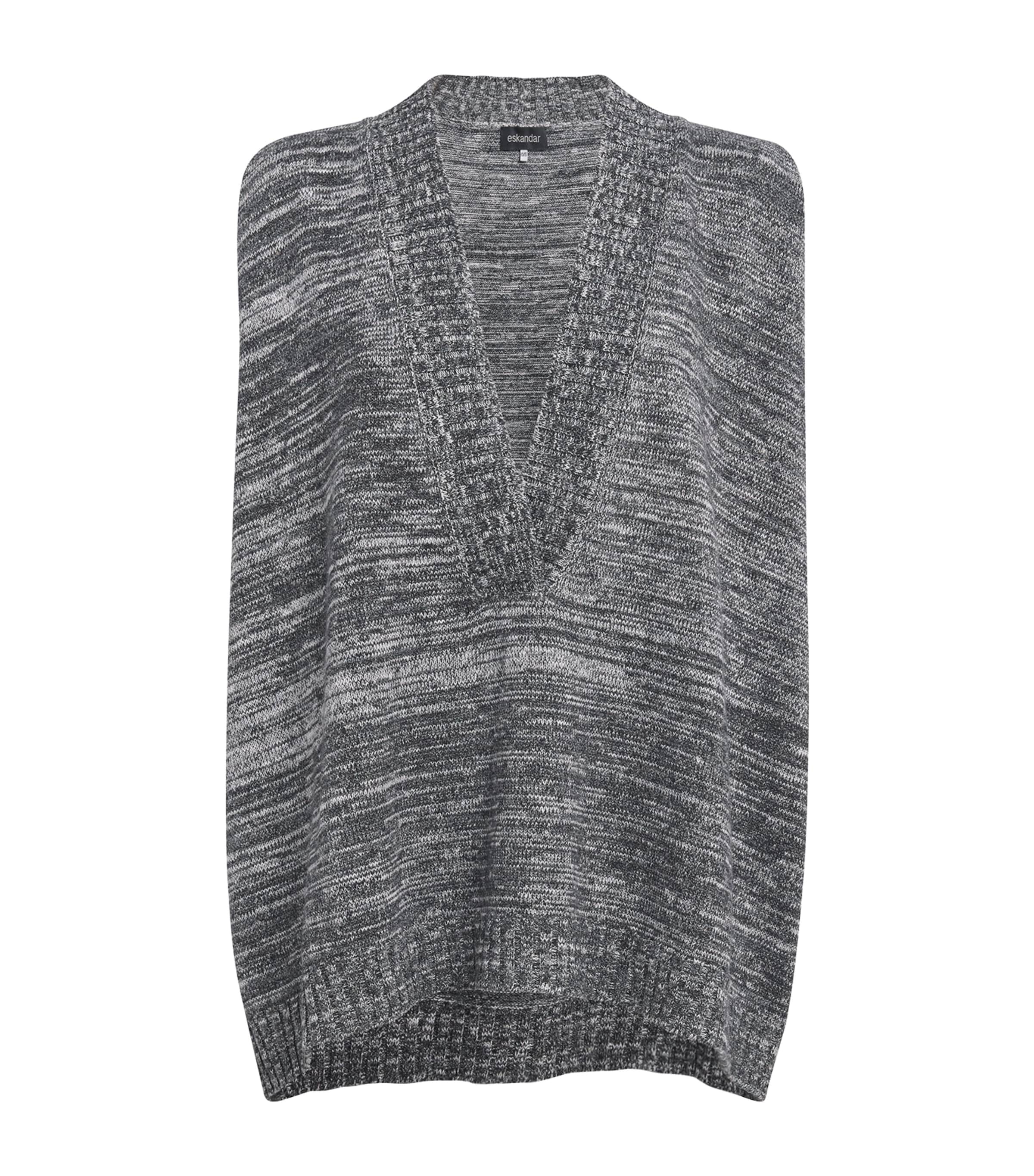 Eskandar Cotton-linen Sleeveless Sweater