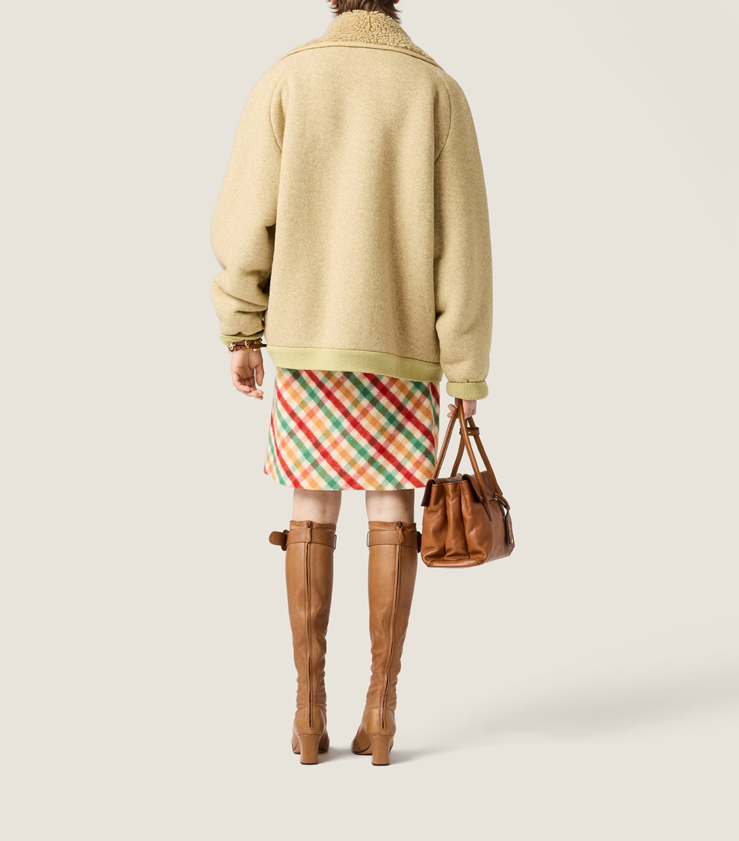 Fleece-Lined Bomber Jacket F0AX2 Image 6