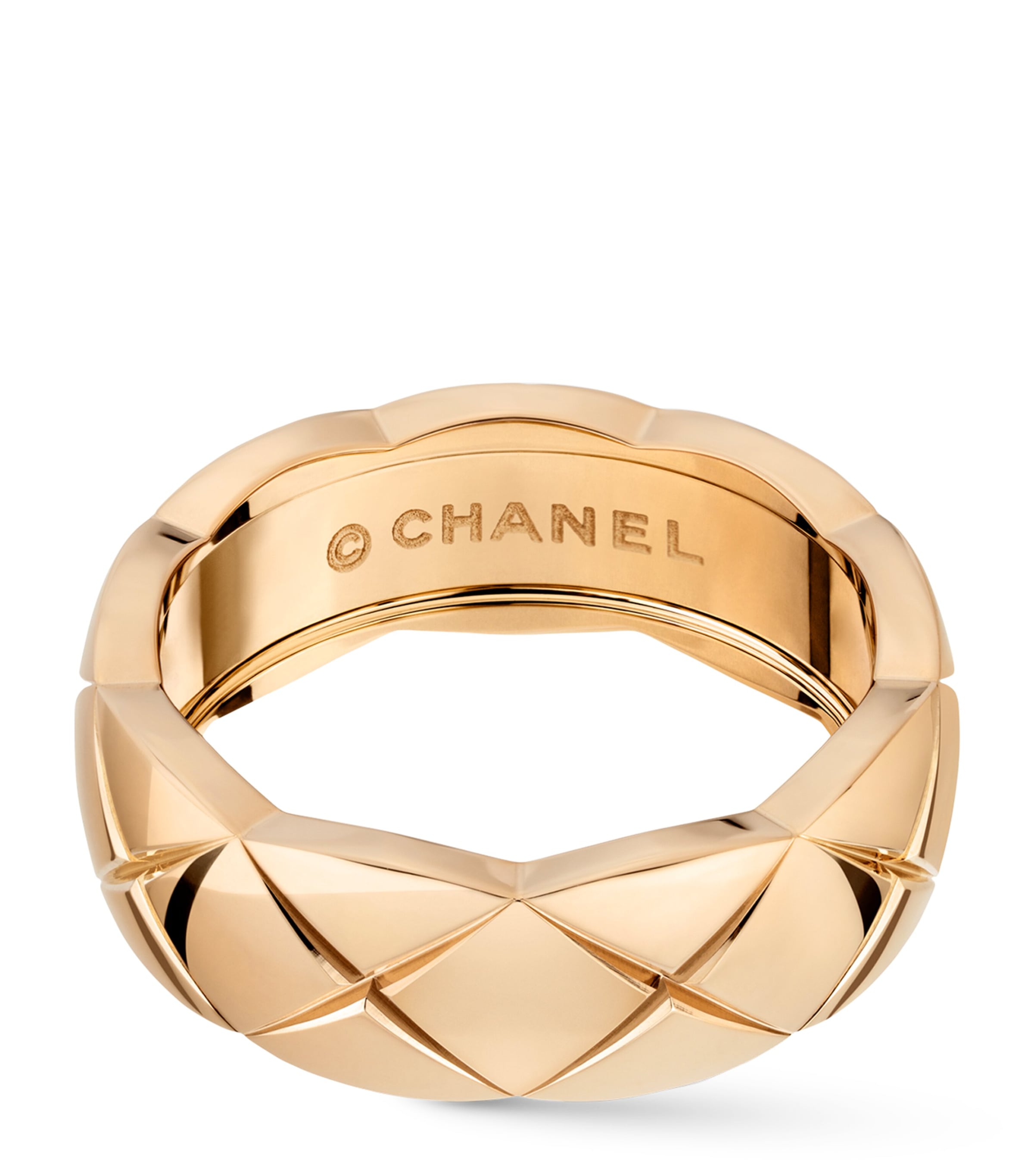 Small Beige Gold Coco Crush Ring NO COLOUR Image 2