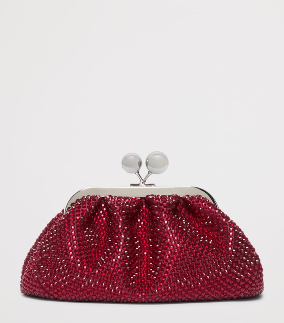 Weekend Max Mara Embellished Pasticcino Clutch Bag Red Image 1