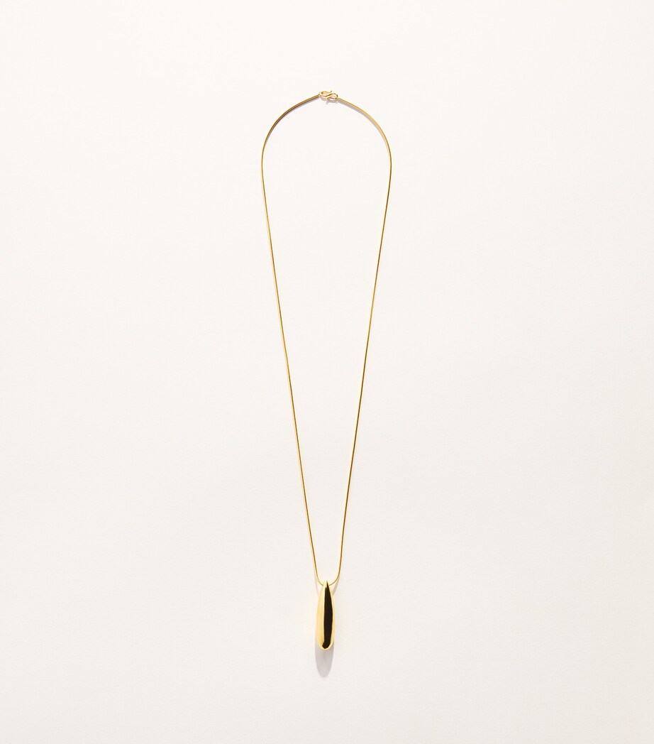 LIÉ STUDIO Gold Plated Dolly Necklace Gold Image 3