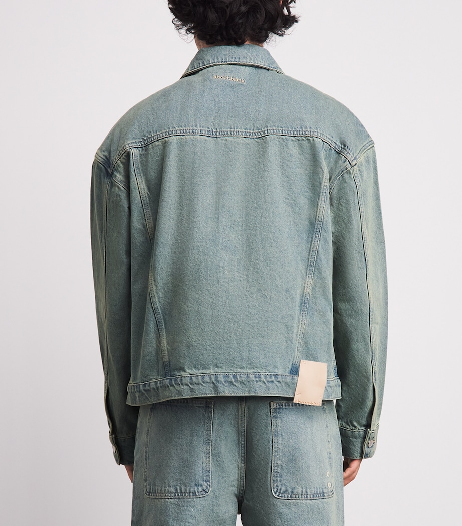 about:blank Mens Denim Jacket Murky Wash Image 5