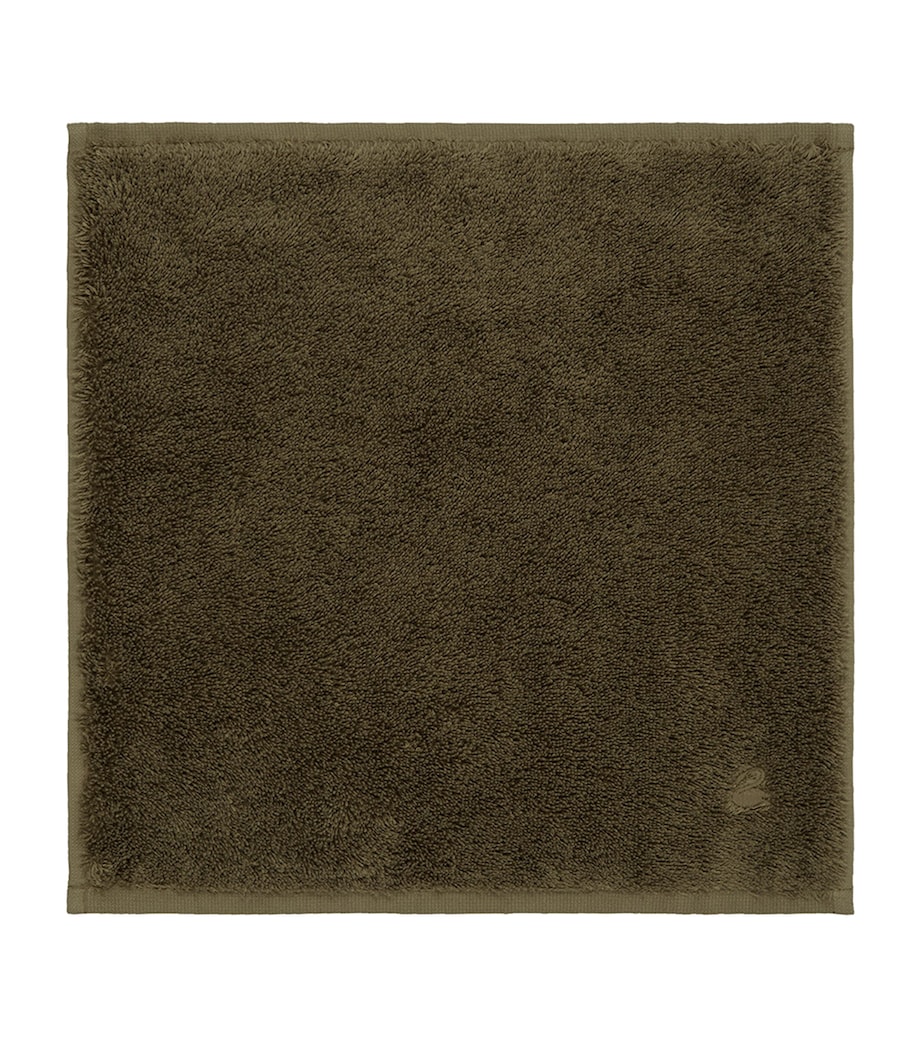 Yves Delorme Étoile Face Cloth (33cm x 33cm) Kaki Image 1