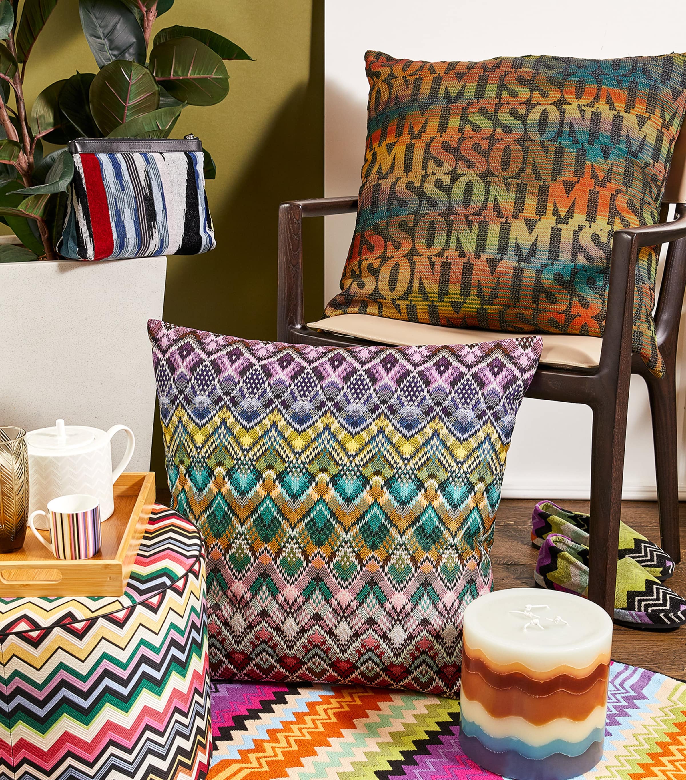 ミッソーニ クッション 60×60㎝ 【公式通販】