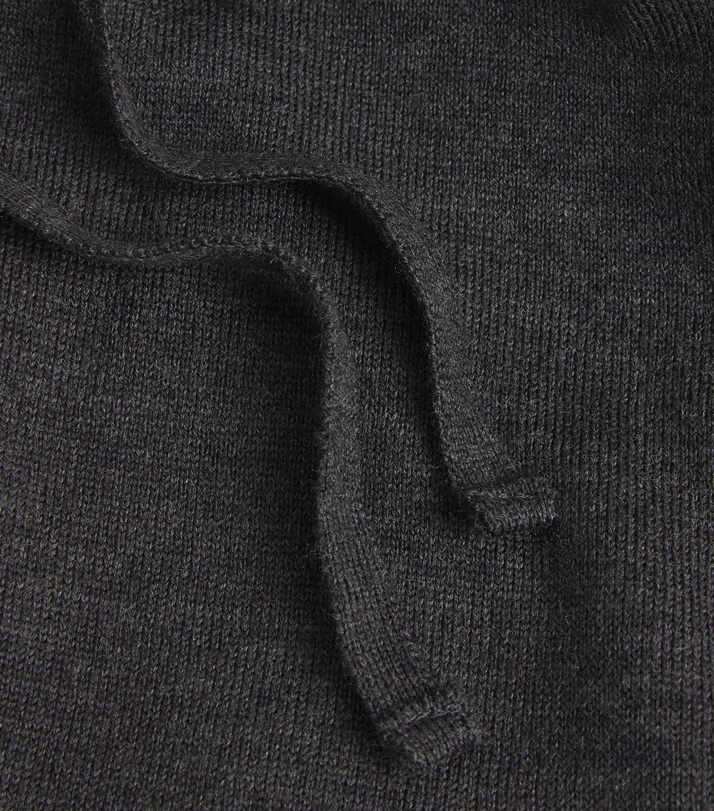Merino Wool Cuffed Sweatpants CHARCOAL Image 5