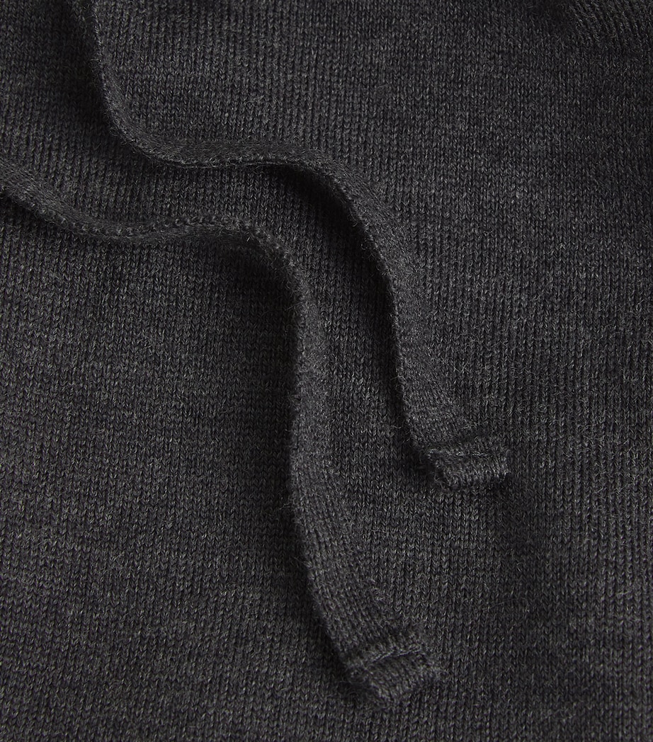 Merino Wool Cuffed Sweatpants CHARCOAL Image 5