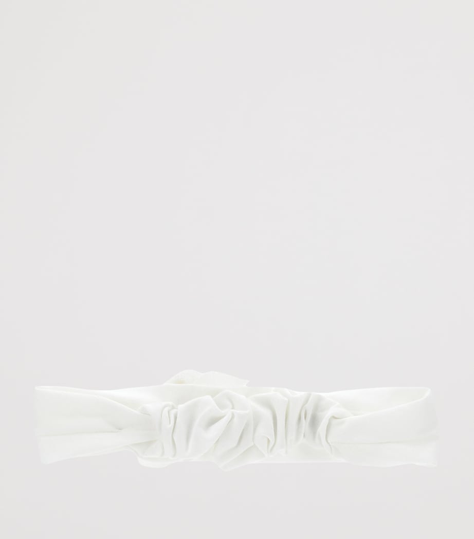 Rose-Detail Elasticated Headband PANNA Image 2