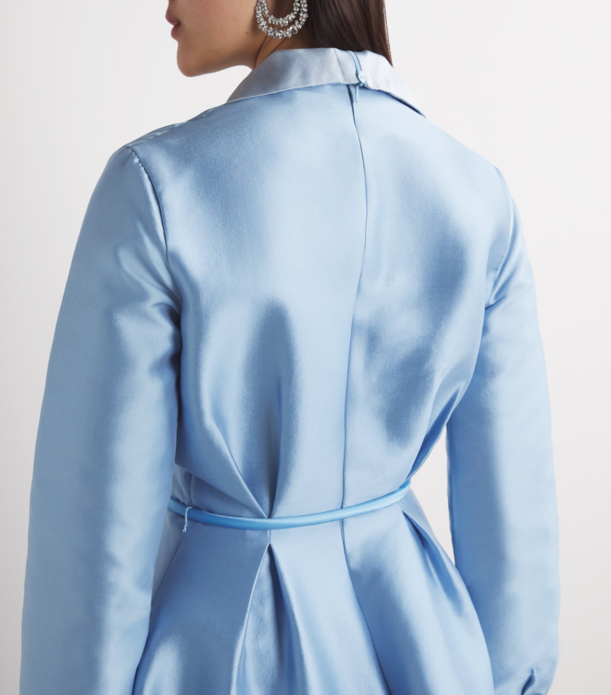 Radzimir Notched-Lapel Gown 31/ LIGHT BLUE Image 4