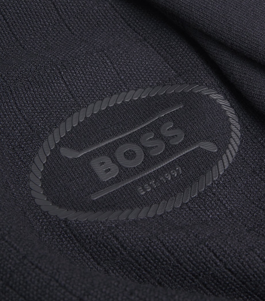 Stretch Cotton Piqué Club Polo Shirt 402DARK BLUE Image 5