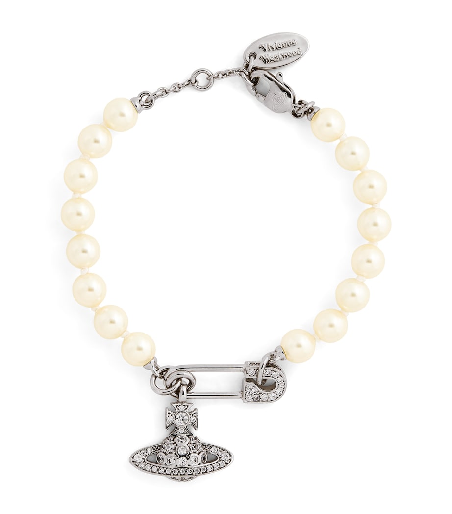 Orb Lucrece Bracelet P147 PLATINUM PEARL Image 1