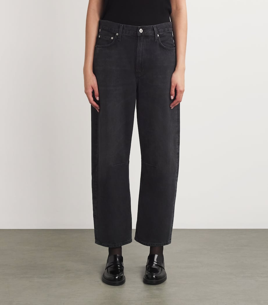 Miro Mid-Rise Relaxed Jeans DOMINO (WSH BLK) Image 3