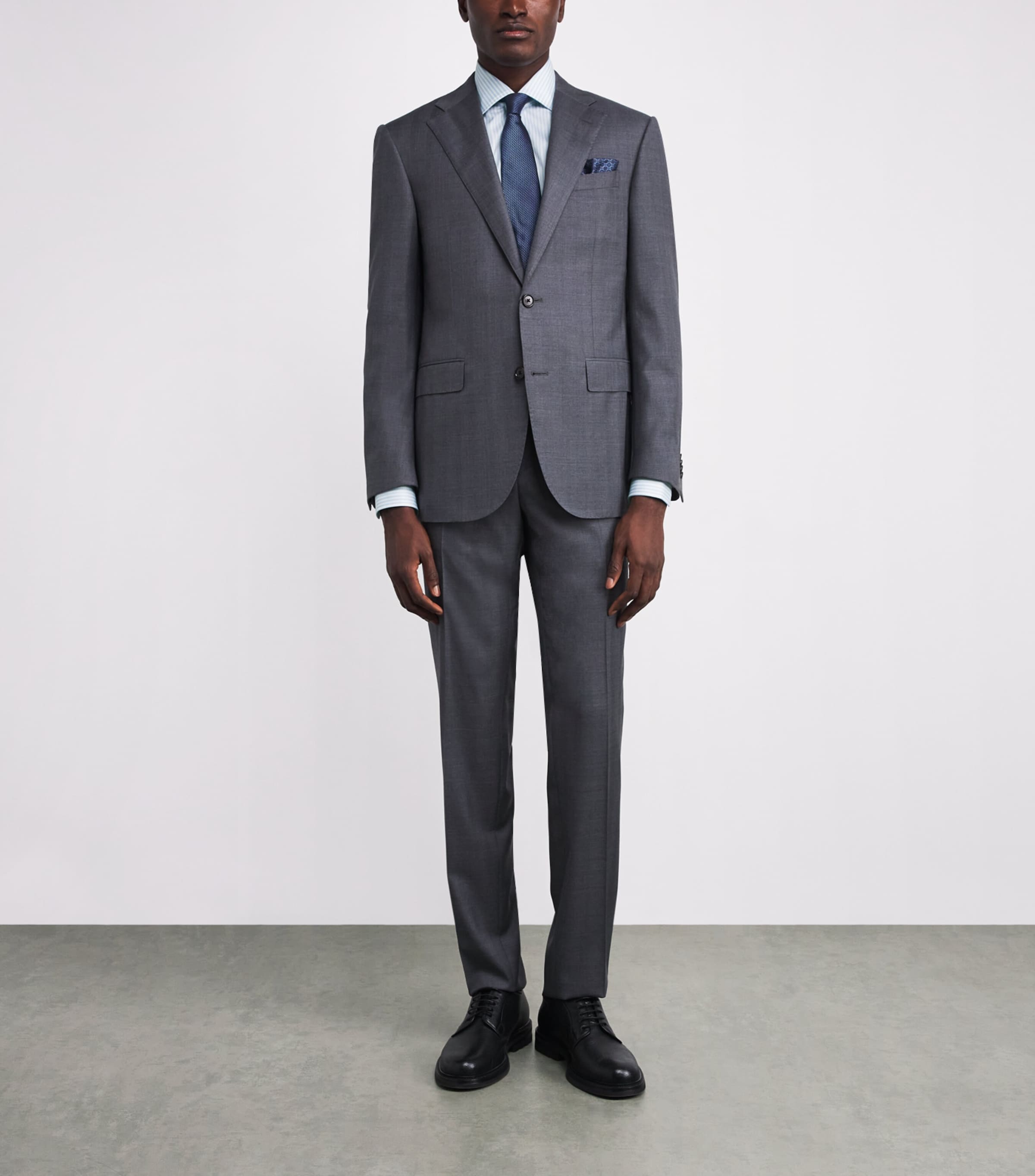 Cotton Stripe Shirt 03 LIGHT BLUE Image 2