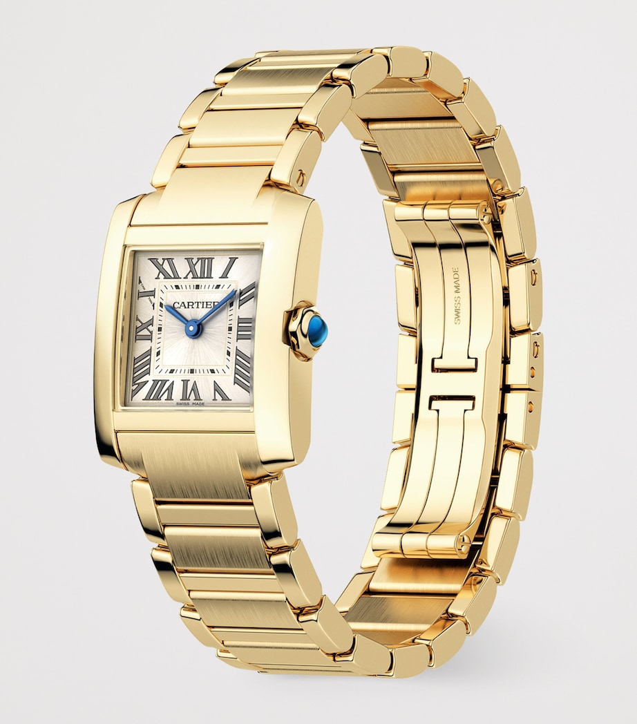 Small Yellow Gold Tank Française Watch 21.2mm YELLOW GOLD Image 2