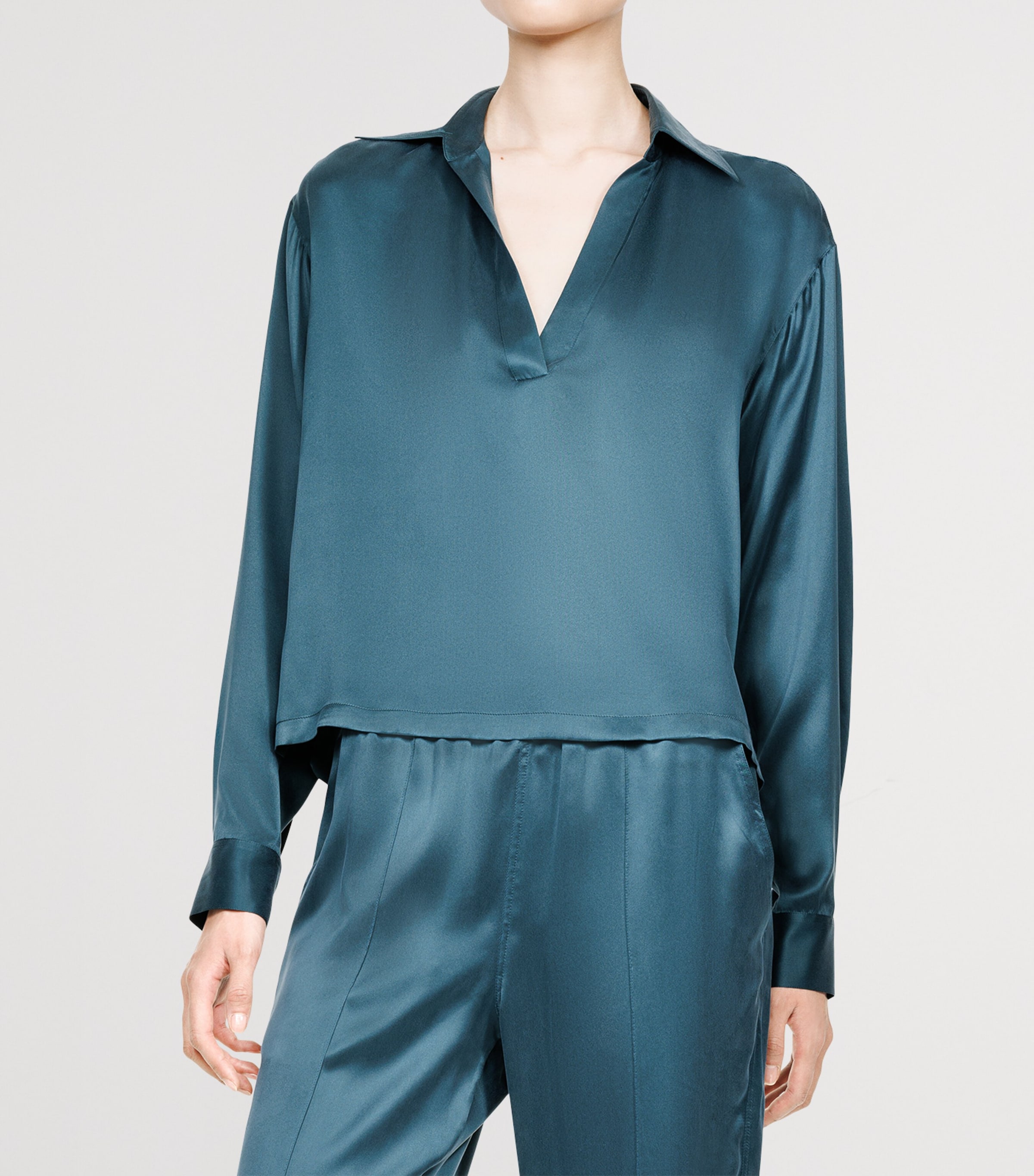 TOM FORD Womens Silk Pyjama Shirt Gdv Image 5