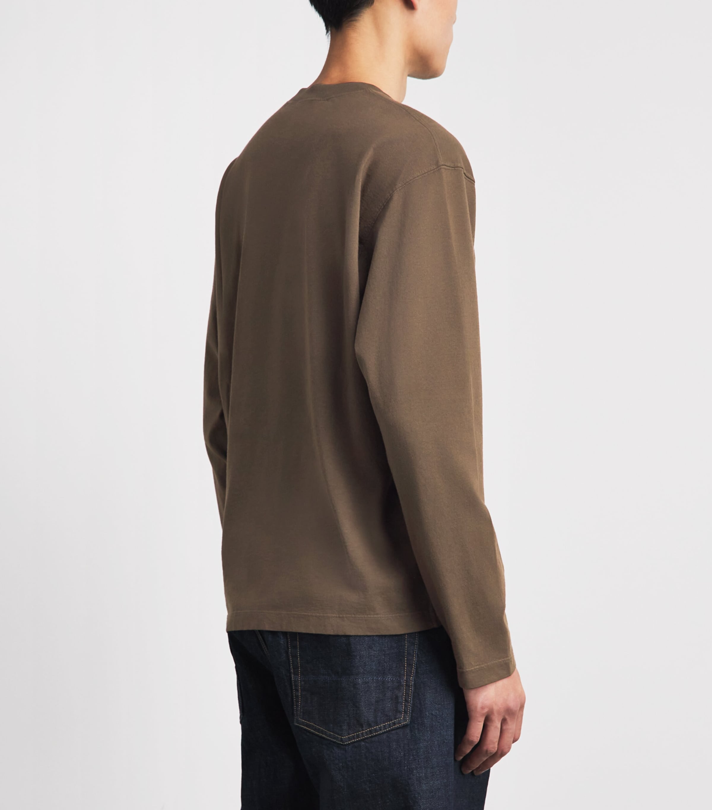 Stone Island Brown GHOST PIECE Long-Sleeve T-Shirt | Harrods US