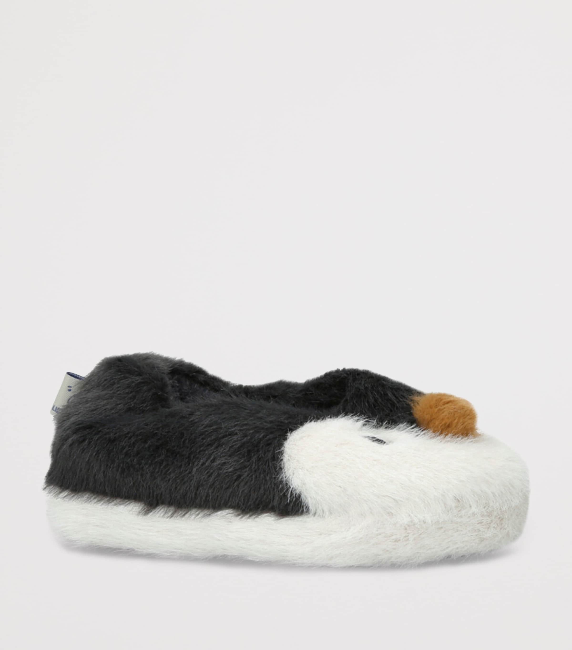 Aviaja Penguin Slippers BLK/WHITE Image 3