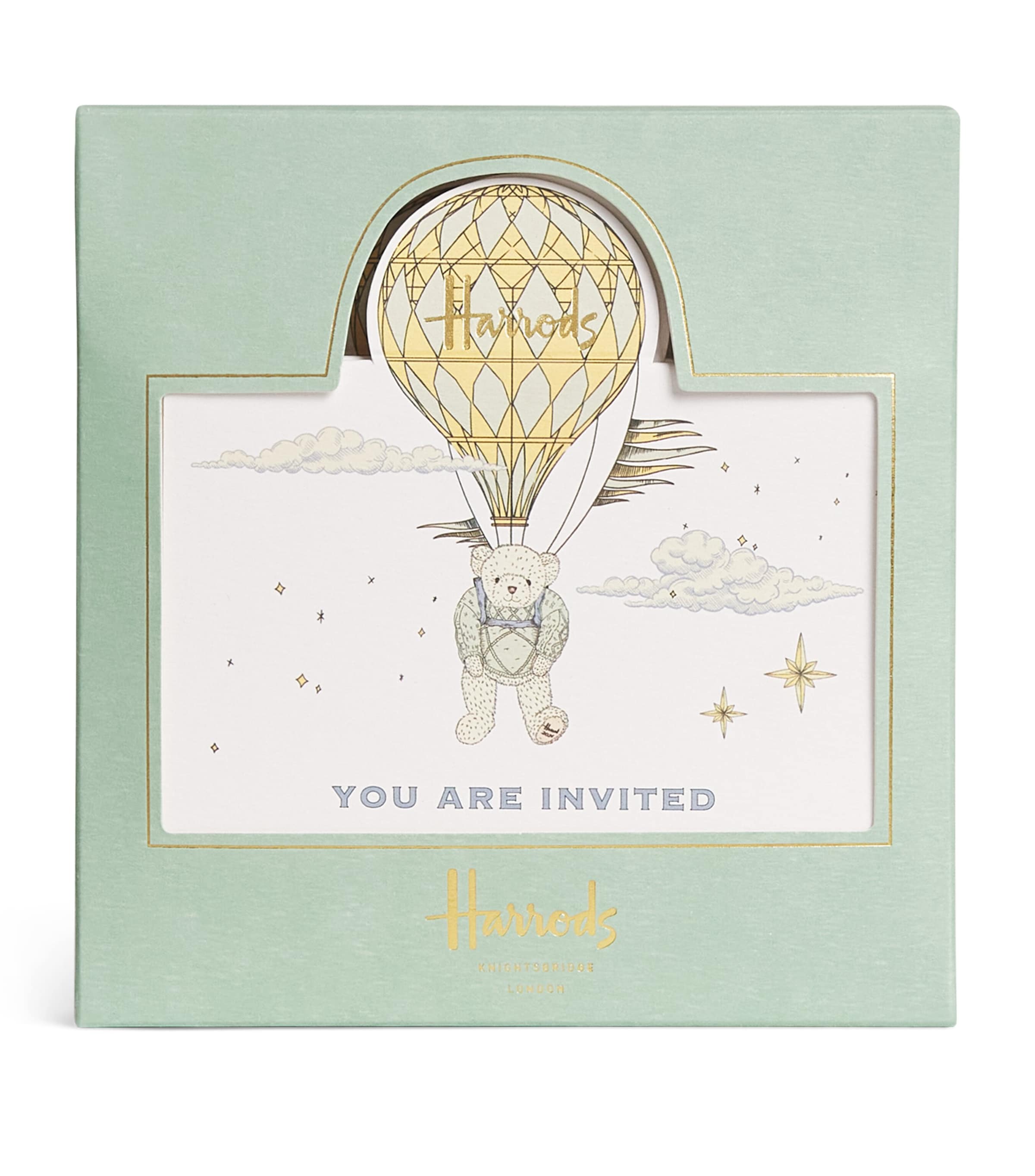 Harrods Bear Party Invitations