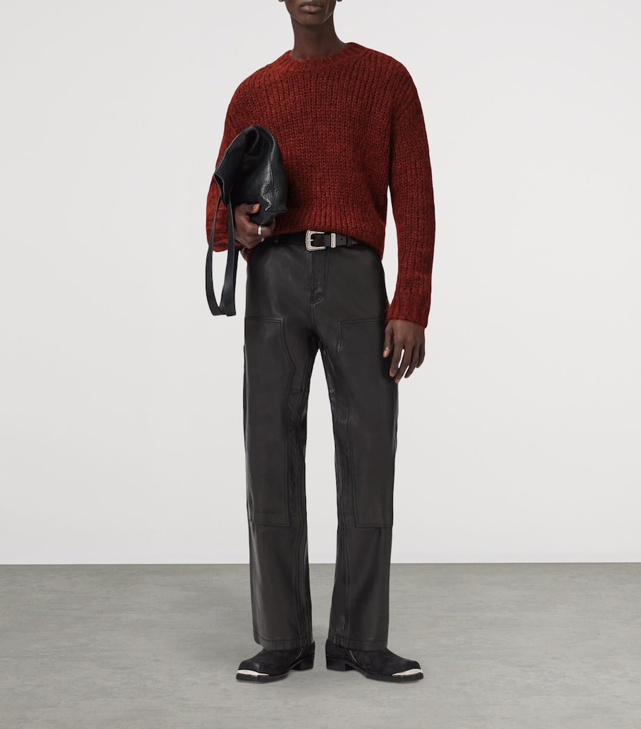 Oversized Myles Sweater RUST RED Image 3