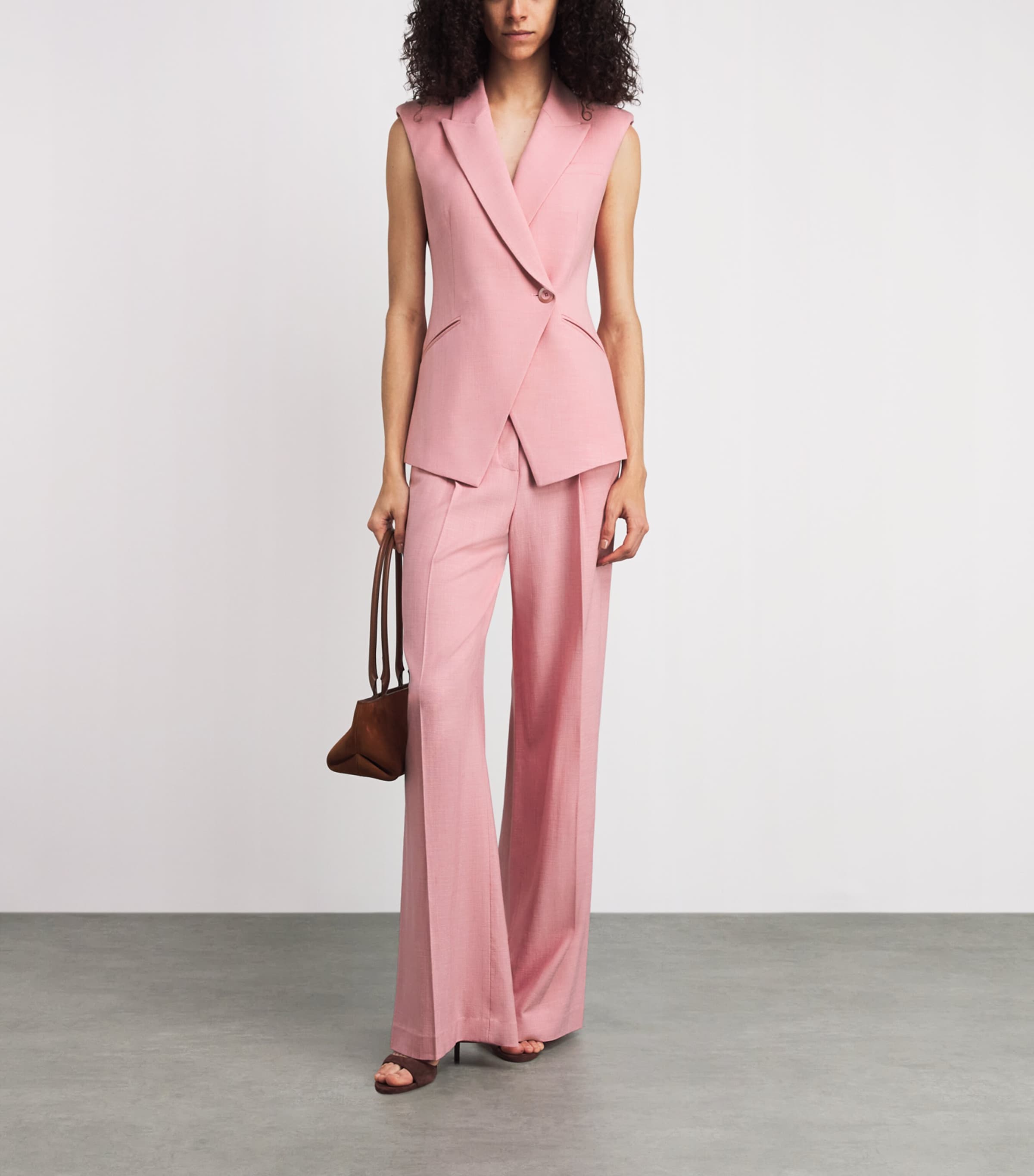 Sleeveless Ciel Blazer P0416 PETAL Image 2