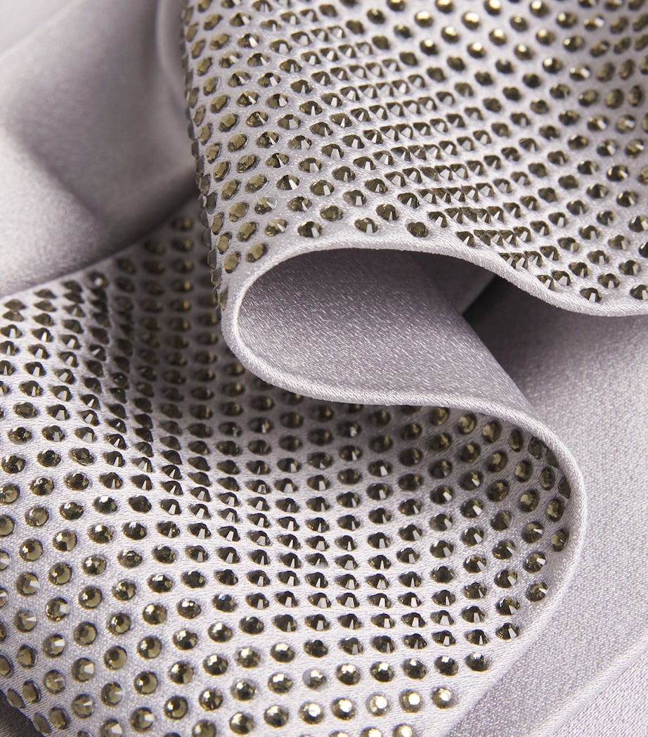 Satin Crystal-Embellished Gown 4905 PEARL BLUE Image 5