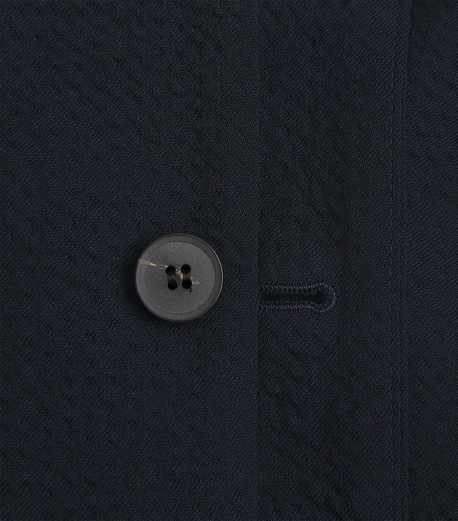 Stretch-Wool Seersucker Jacket BUAA-NAVY Image 5