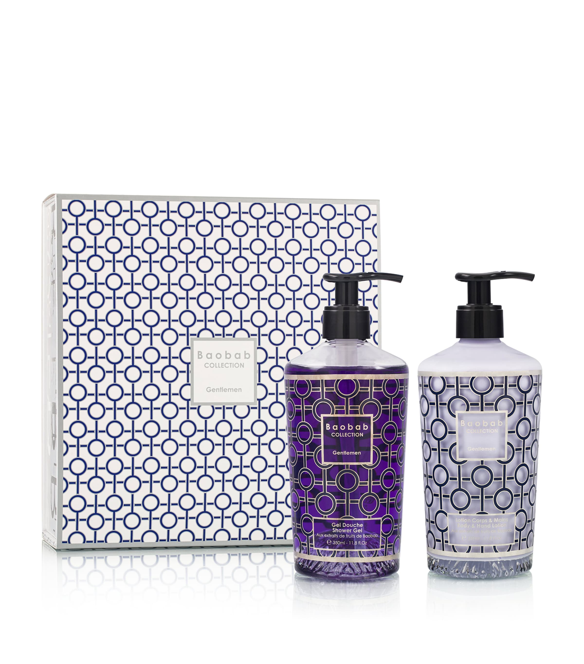 Baobab Collection Gentlemen Bath & Body Gift Set In White