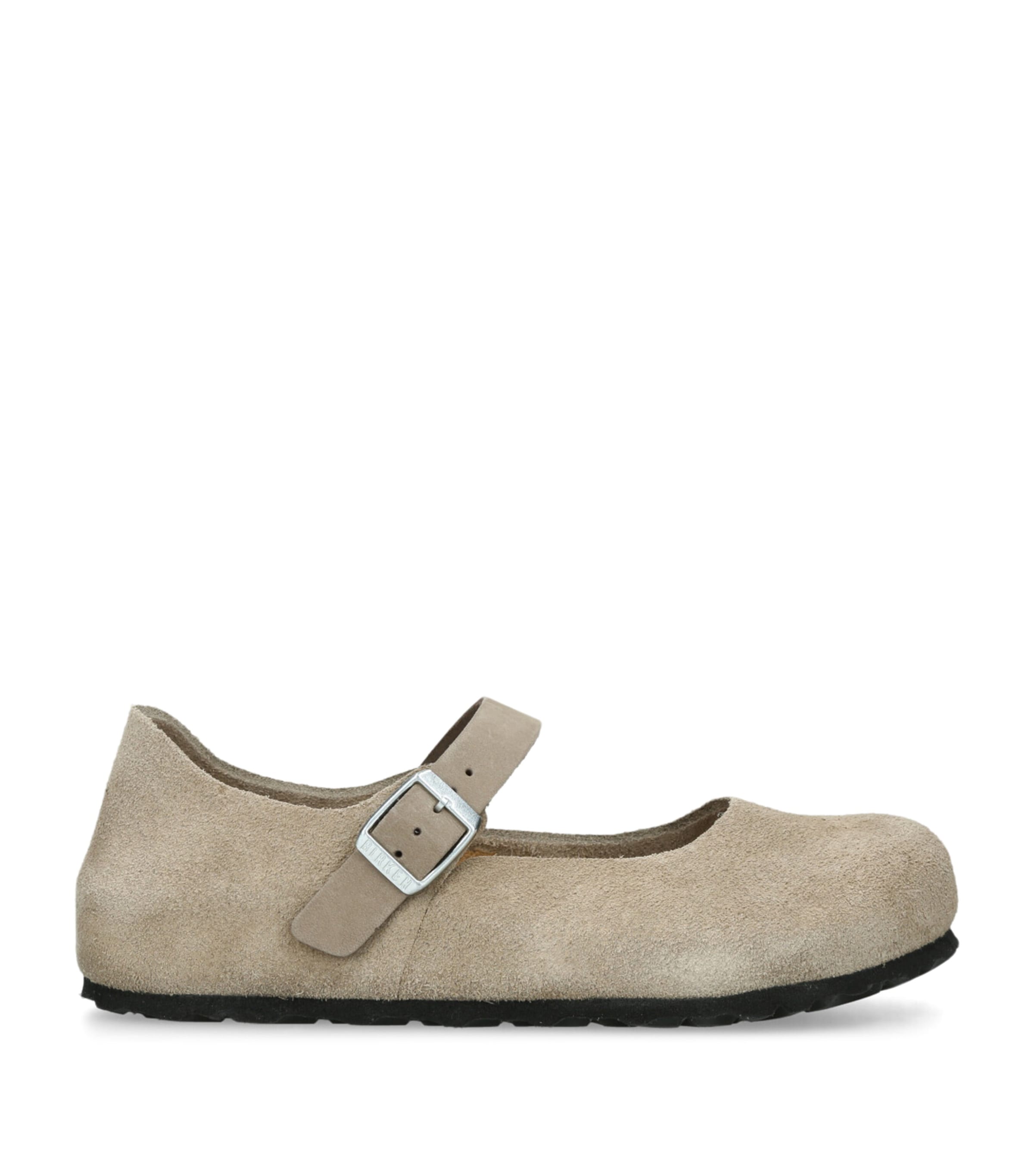 Birkenstock Suede Mantova Sandals Taupe Image 1