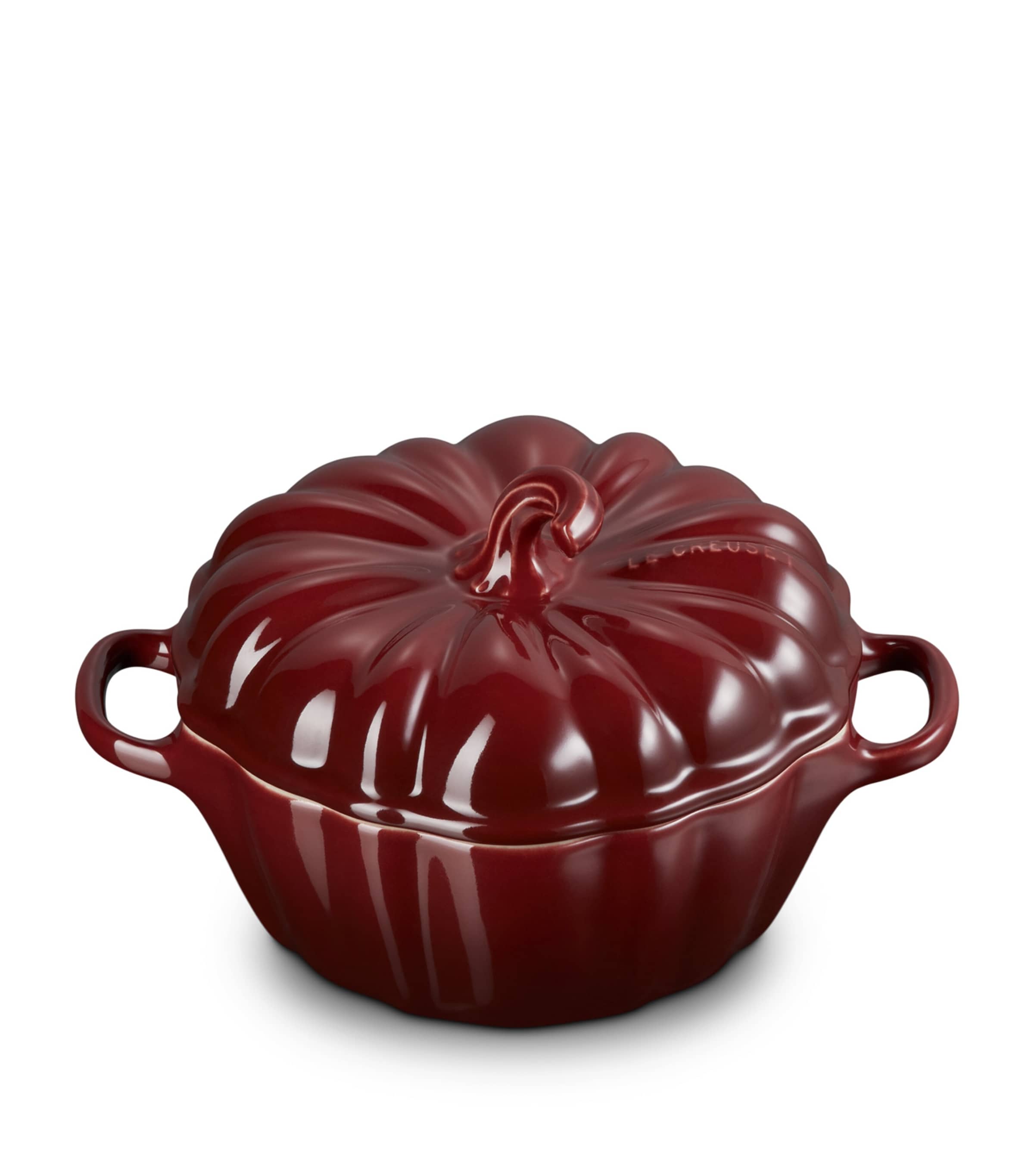 Le Creuset Mini Stoneware Pumpkin Casserole Dish In Brown