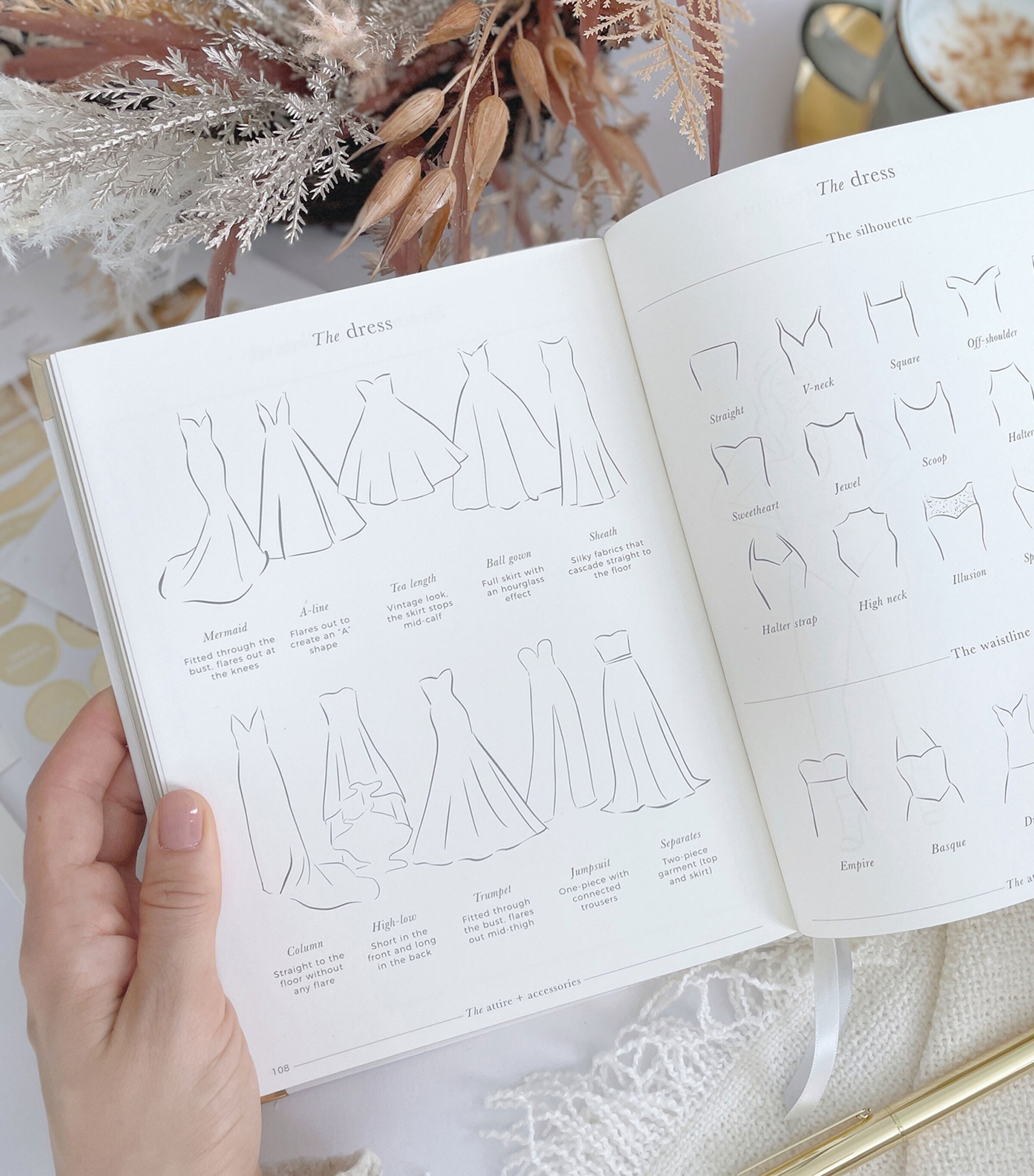 Blush and Gold Luxury Wedding Planner White, Green, Gold Image 5