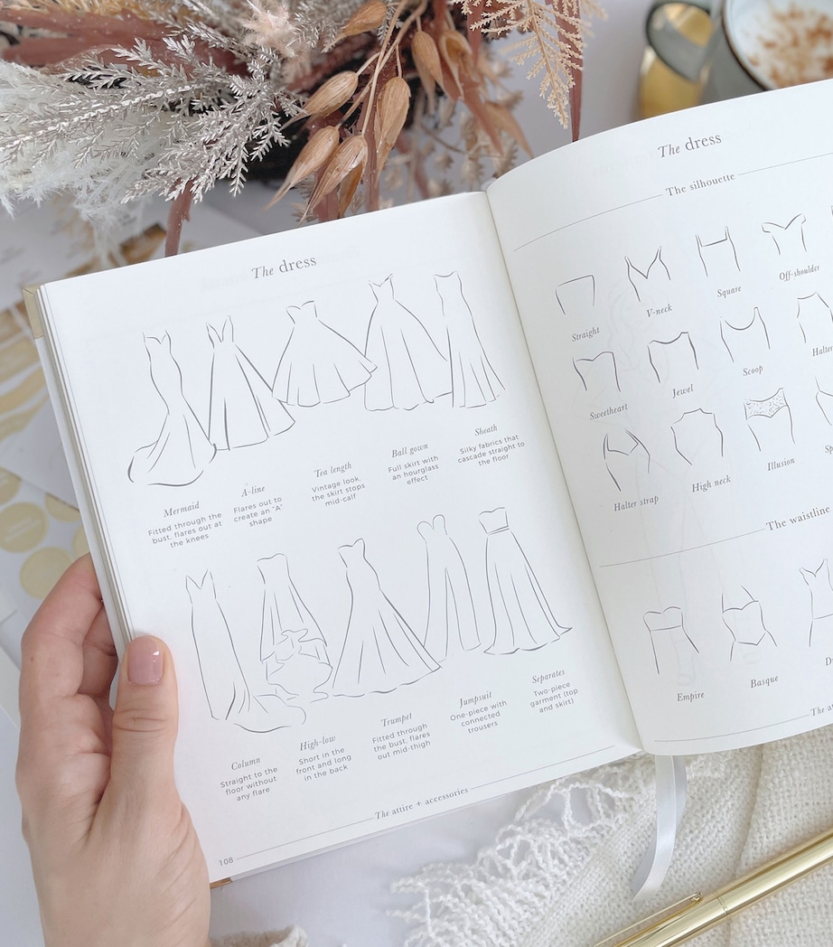 Blush and Gold Luxury Wedding Planner White, Green, Gold Image 5