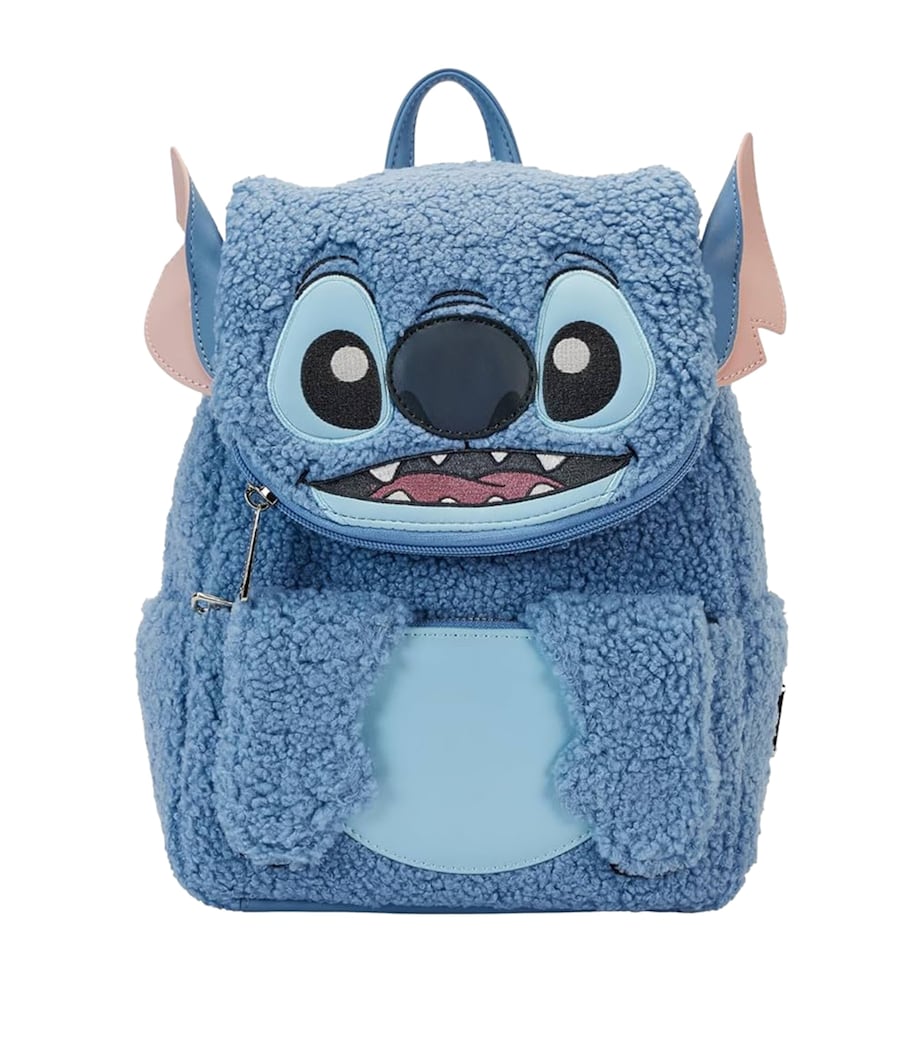 Mini Plush Stitched Loungefly Backpack MULTI Image 1