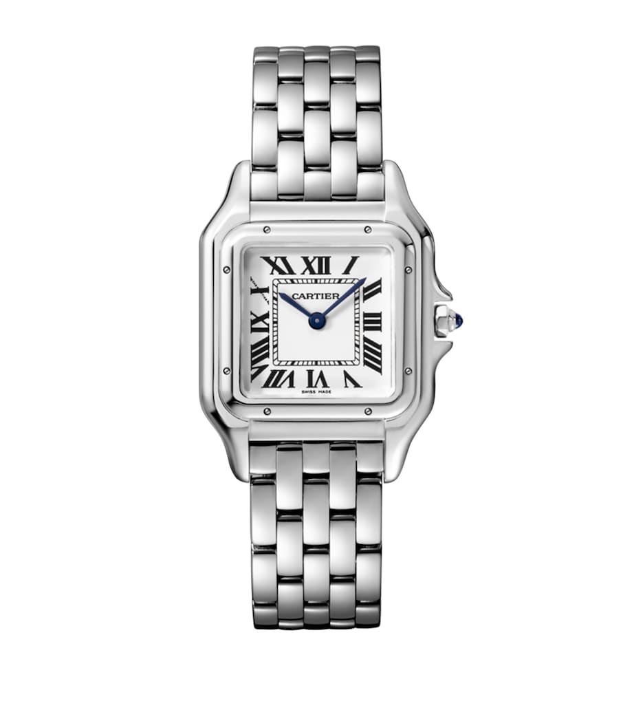 Medium Stainless Steel Panthère de Cartier Watch 27mm GREY Image 1
