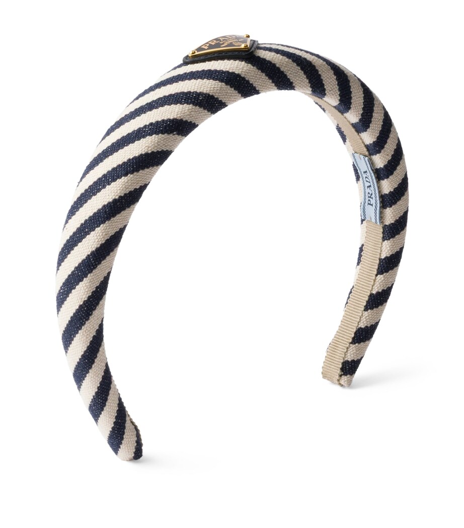 Prada Cotton Stripe Headband Image 1