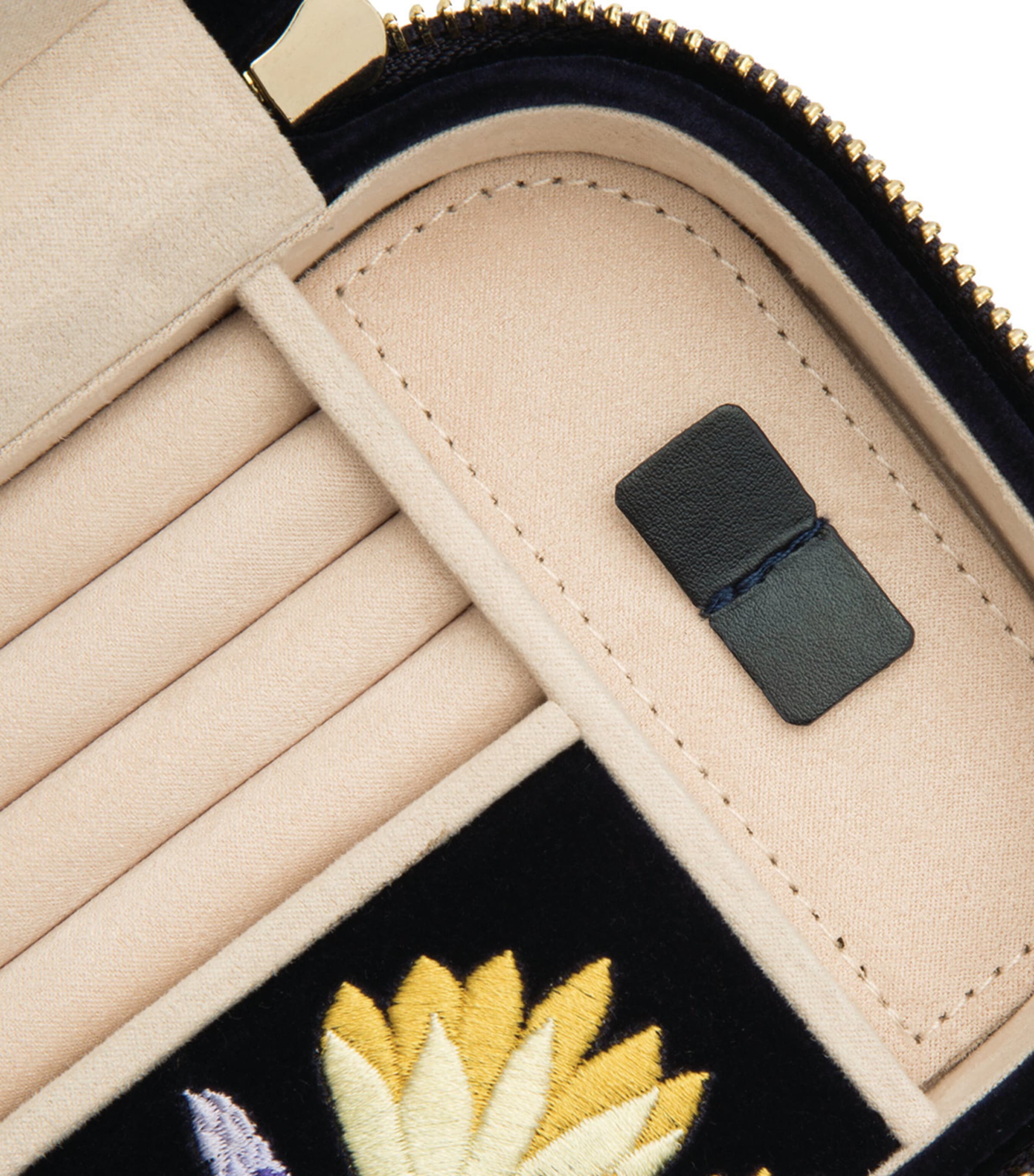 Zoe Travel Jewellery Case INDIGO Image 5