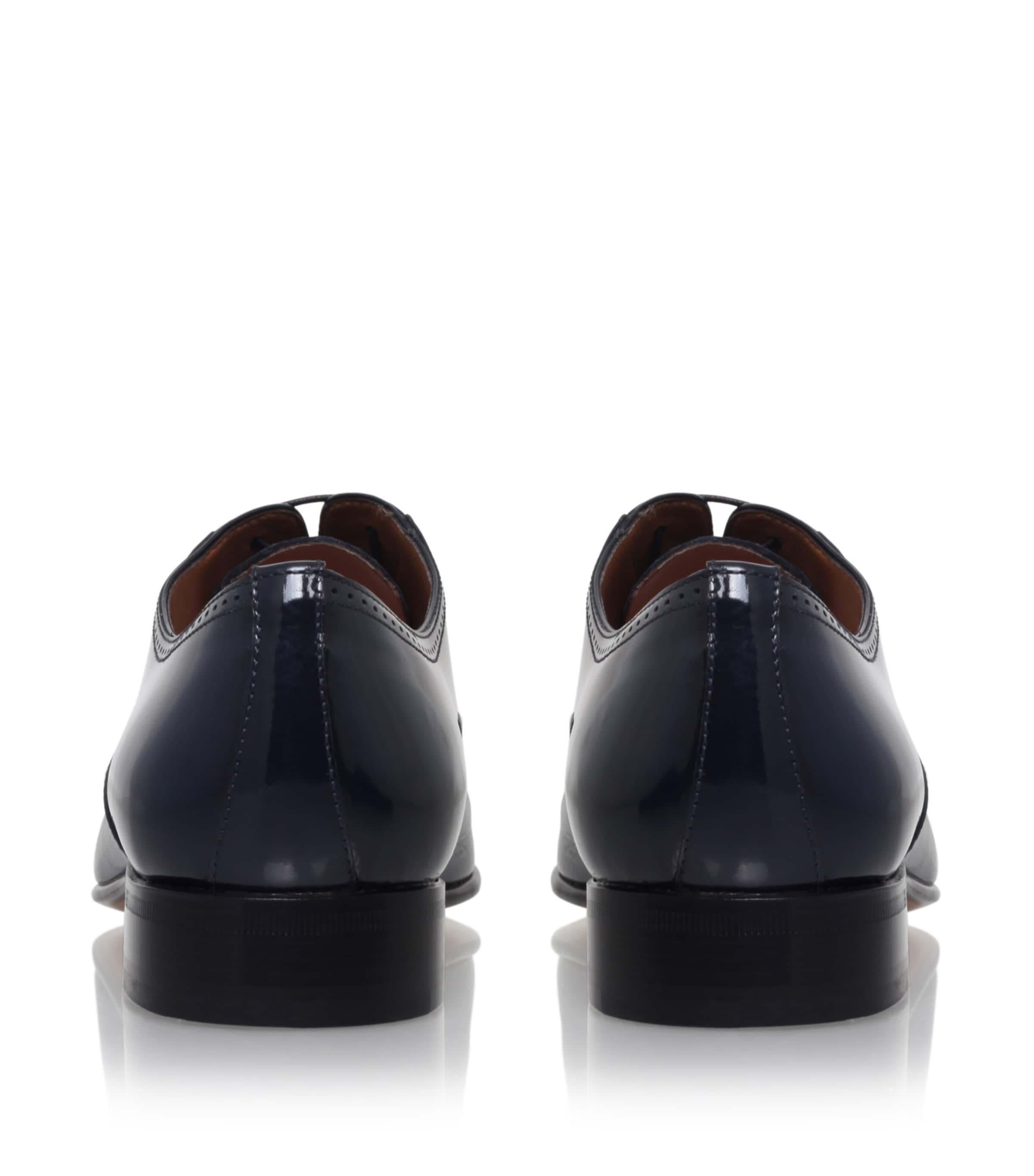 Crocodile Leather Oxford Shoes NAVY Image 2